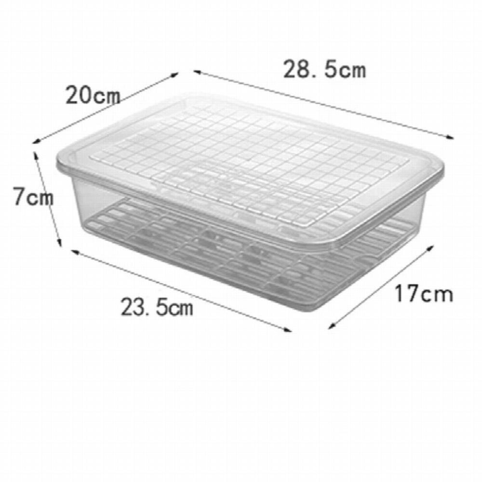 Freezer Box Refrigerator Storage Box Transparent Refrigerator Fresh-keeping Box Kitchen Organizer Storage Box-image-OPC-PCS7HTV-NEW