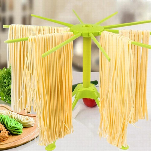 Foldable Pasta Drying Rack Collapsible Noodle Hanging Rack Spaghetti Dryer Rack 2