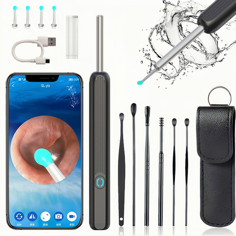 Misscc (White) Ear Wax Removal Tool With Camera And Light