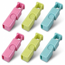 10Pcs Squeeze Bread Bag Clips, Bag Cinches, Bagel Bag Clips, Slip Grip Easy Squeeze & Lock, Assorted