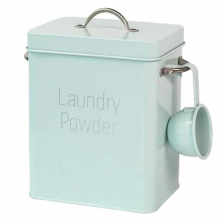 1pcs Laundry Detergent Powder Storage Tin Box Lightweight Large Capacity Laundry Container Washing Dispenser