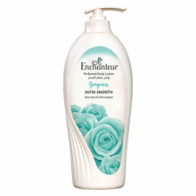 Enchanteur Satin Smooth Moisturising Aloe Vera And Olive Butter Body Lotion White 500ml