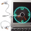 Mini USB Fan Portable Gadgets Flexible Gooseneck LED Clock Laptop Notebook Real Time Display Durable Adjustable 4