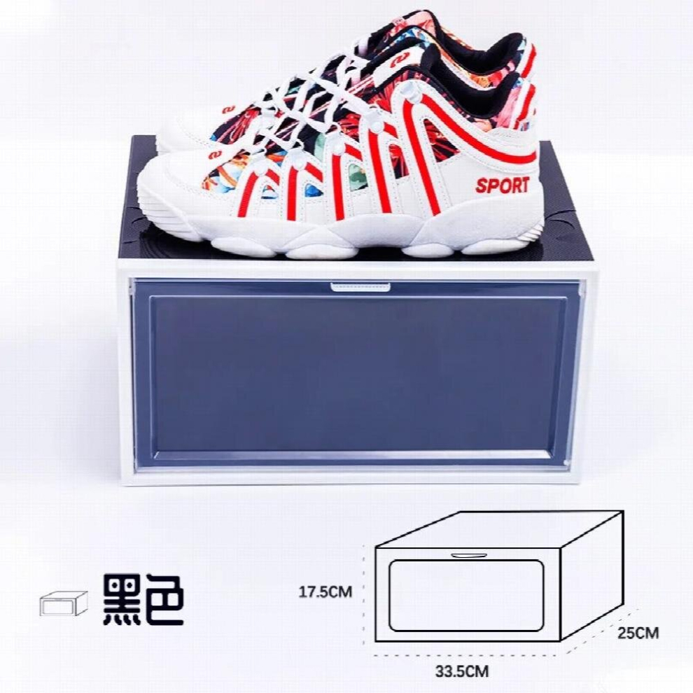 Intelligent Technology Large Side Open Basketball Transparent Storage Shoe Box Plastic Assembly Shoe Rack Mens Shoe Cabinet-image-OPC-PCS8569-NEW