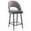 Chelsea Velvet Charcoal Kitchen Bar Stool 1