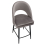 Chelsea Velvet Charcoal Kitchen Bar Stool 7