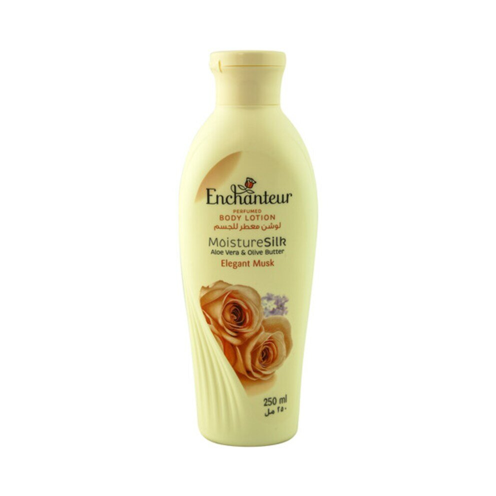 White Enchanteur Hydrating Moisture Silk Elegant Musk Perfumed Body Lotion For All Skin Types 250Ml