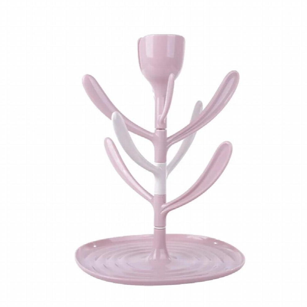 Folding Drainer Dryer Feeding Cup Holder Detachable Baby Bottle Drying Rack Bottle Rack Flower-Shaped Nipple Stand Cup Storage Multicoloured