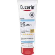 Eucerin Daily Hydration Body Cream Moisturiser With SPF 30, Broad Spectrum Body Lotion For Dry Skin, 8 Oz Tube