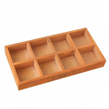 Vintage Zakka 8-grids Wooden Garden Planter Flower Pots Succulent Plants Flowerpot Desktop Storage Box Home Storage Organization