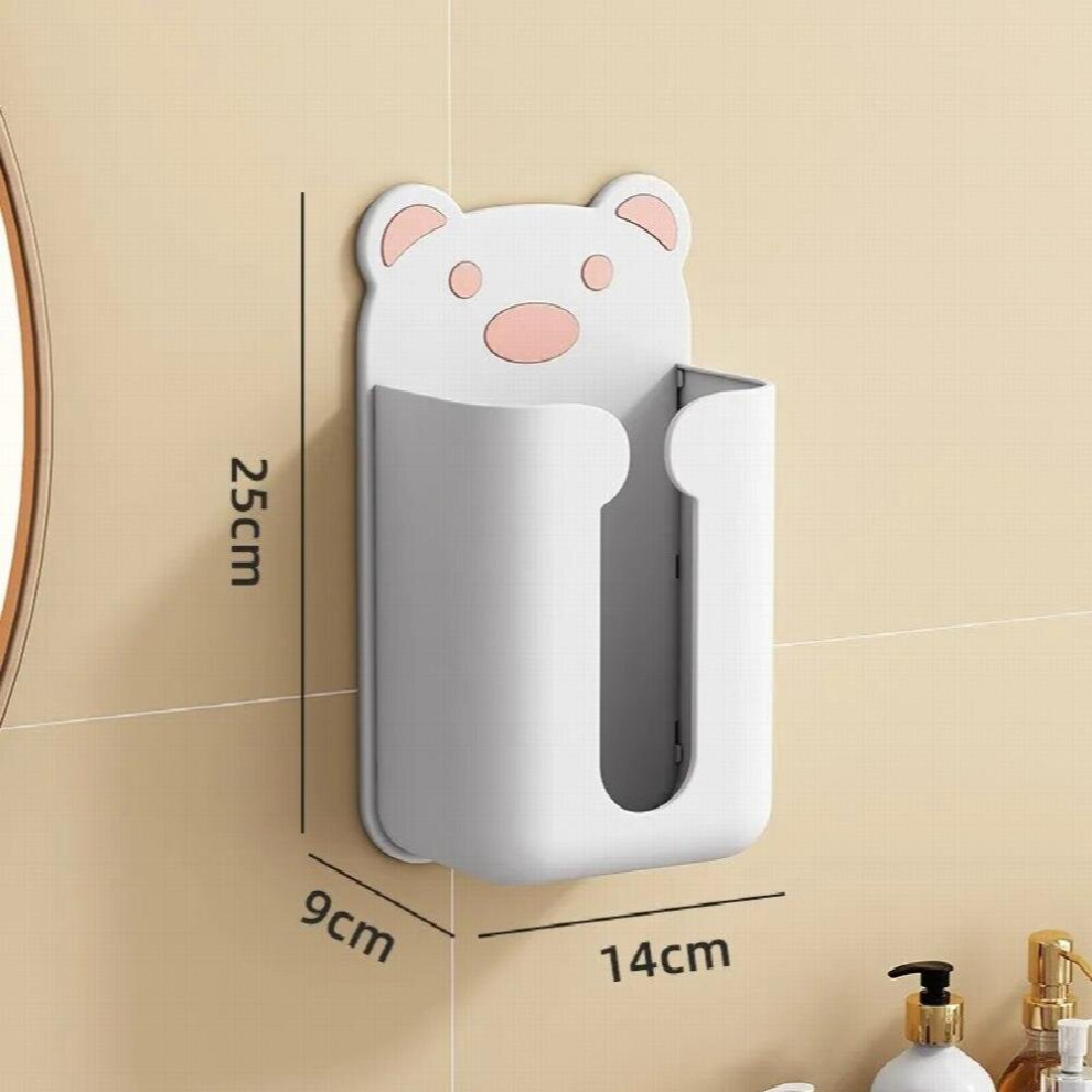 Cartoon Tissue Box Holder Napkin Holder Wall Mounted Mask Paper Storage Organizer Living Room Bathroom Tissue Boxes-image-OPC-PCS87KN-NEW
