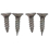 10X Wall Mount Waved Waterfall Hanger Rack 7 Beads Garment Display Hooks 6