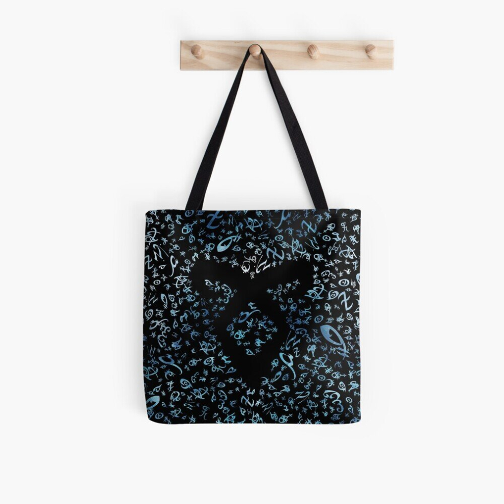 Bearlad Unisex Tote Bags Shadowhunters Rune With Vanishing Angelic Power Rune Clary, Alec, Jace, Izzy, Magnus Grocery For School Library Gym