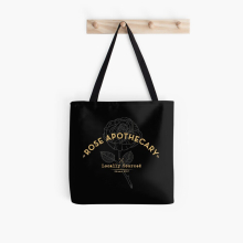 Tote Bags Dark Rose Apothecary Grocery for School Library Gym