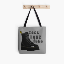 Tote Bags doc martens Grocery for School Library Gym