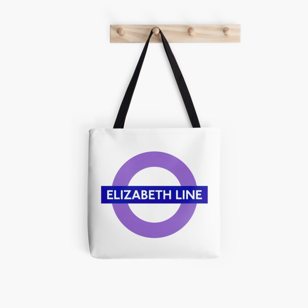 Tote Bags ELIZABETH LINE Grocery for School Library Gym