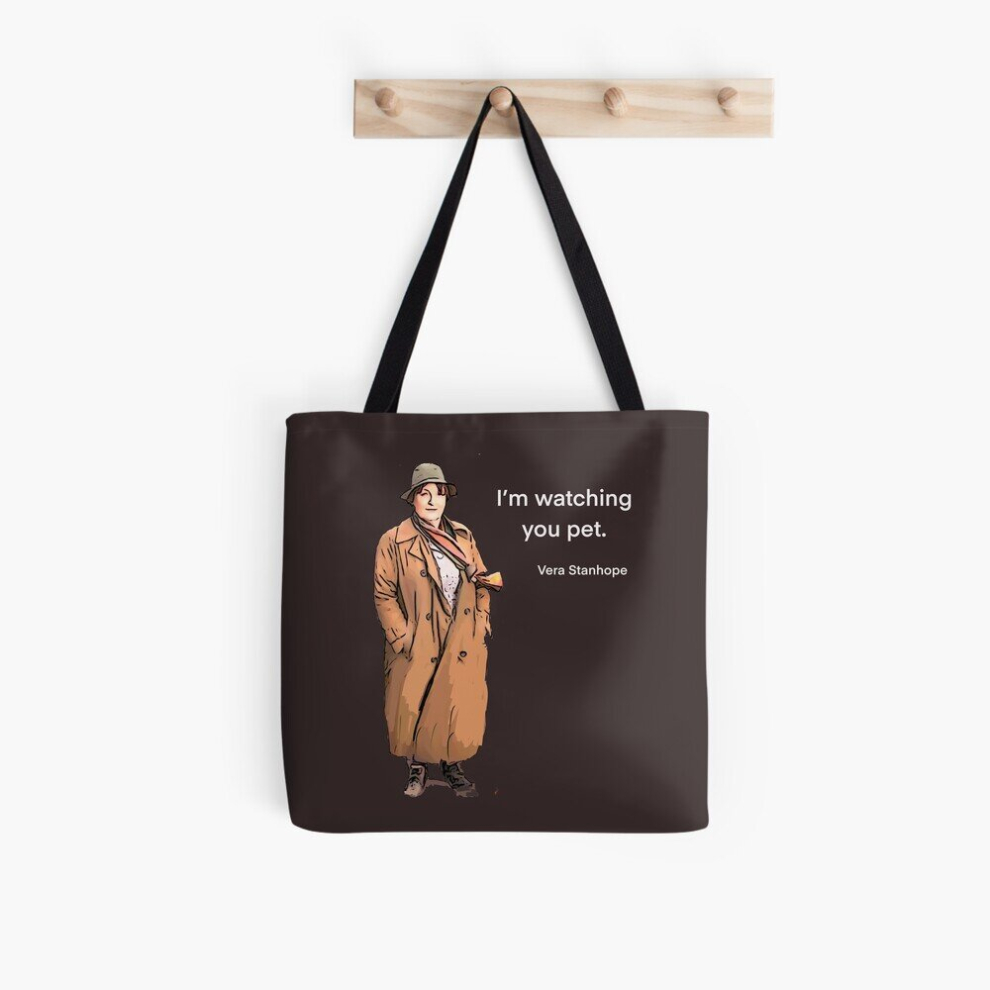 Tote Bags DCI Vera Stanhope: I'm watching you pet. Grocery for School Library Gym