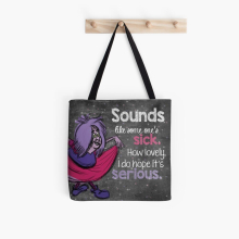 Tote Bags Madam Mim Grocery for School Library Gym