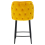 Mayfair Velvet Mustard Kitchen Bar Stool 5