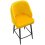 Mayfair Velvet Mustard Kitchen Bar Stool 7