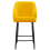 Mayfair Velvet Mustard Kitchen Bar Stool 6