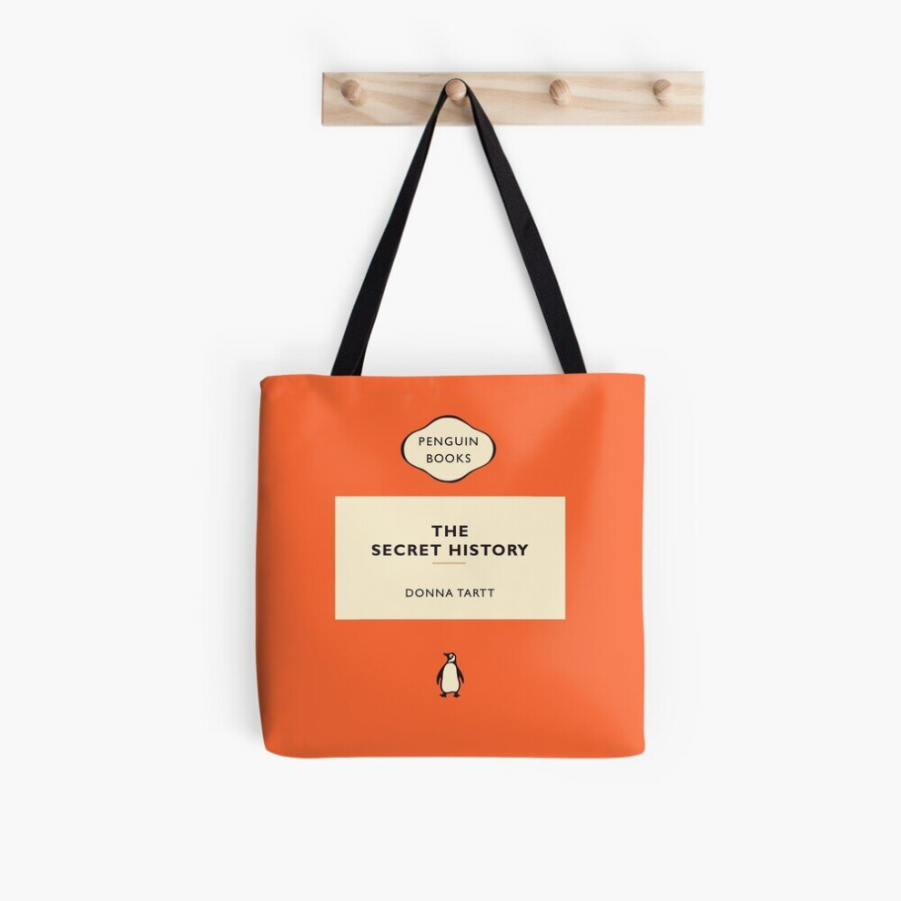 Tote Bags Penguin Book The Secret History Grocery for School Library Gym