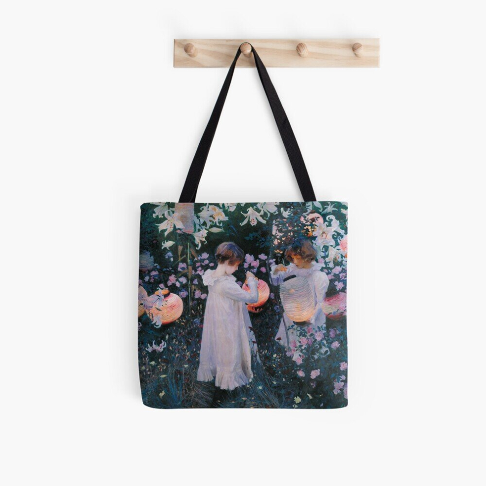 Tote Bags John Singer Sargent - Carnation, Lily, Lily, Rose Grocery for School Library Gym