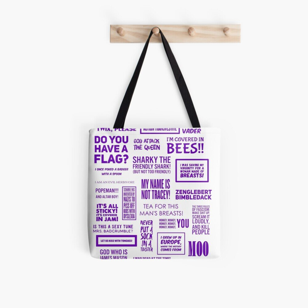 Tote Bags Eddie Izzard - Izzardisms! Grocery for School Library Gym