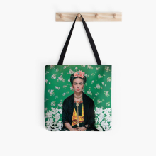 Tote Bags Frida Kahlo Grocery for School Library Gym