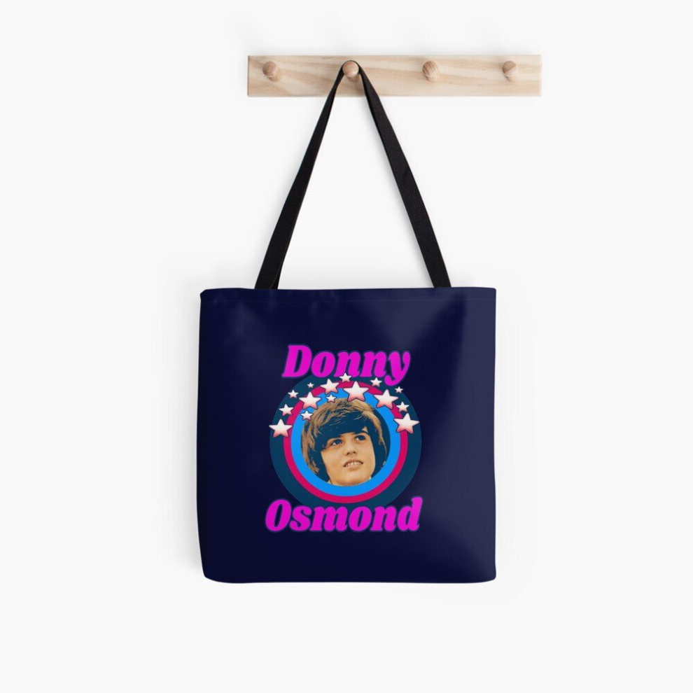 Tote Bags Star Tribute: Donny Osmond Grocery for School Library Gym