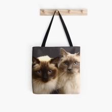 Tote Bags ragdoll cats Grocery for School Library Gym