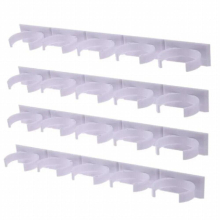 2/4 Pcs Kitchen Storage Rack Wall Mount Spice Rack Seasoning Bottle Plastic Clip Rack Cabinet Door Hooks Jar Spice Holder Tools