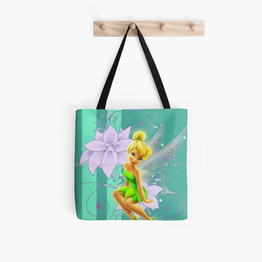 Tote Bags Tinker bell Grocery for School Library Gym