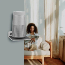 Wall Shelf Speaker Stand, Acrylic Wall Mount Display Shelf For Blue-tooth Speaker, Charging Rack Webcam, Cell Phones, Toy