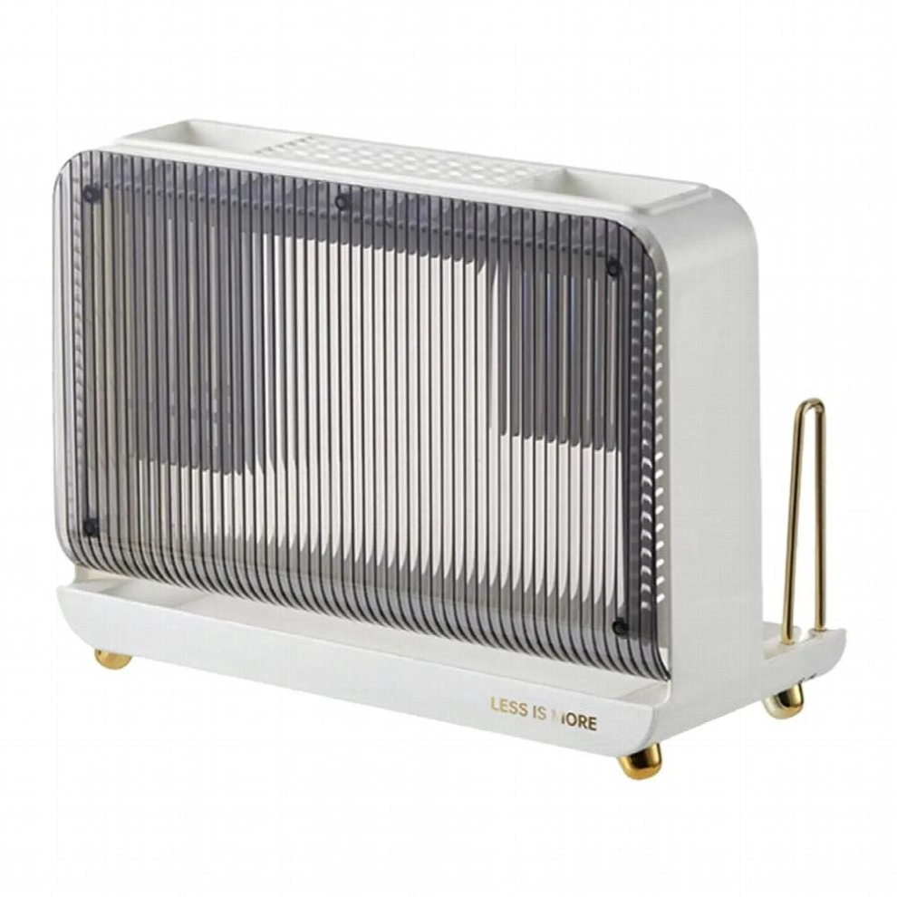 Kitchen Holder with Drain Tray Countertop Organization Rack Utensil Holders Cutting Board Rack for Chopping Board-image-OPC-PCS9BR5-NEW