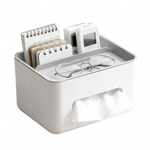 Plastic Tissue Dispenser Box Durable Tissue Box for Household Accessories