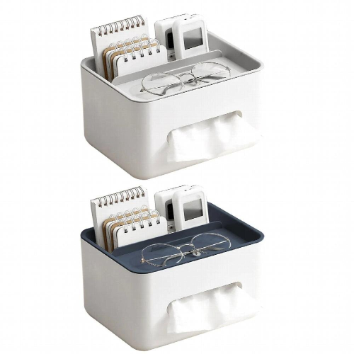 Plastic Tissue Dispenser Box Durable Tissue Box for Household Accessories 1