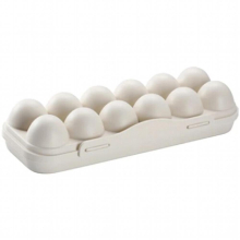 Foldable Egg Storage Box With Lid 12 Grids Food Refrigerator Storage Buckle Type Can Be Superimposed Home Kitchen Supplies