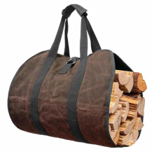 Supersized Canvas Firewood Wood Carrier Bag Log Camping Outdoor Camping Holder Carry Storage Bag Wooden Canvas Bag