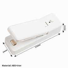 2 In 1 Usb Chargable Mini Bag Sealer Heat Sealers with Cutter Rechargeable Portable Sealer for Plastic Bag Food Storage