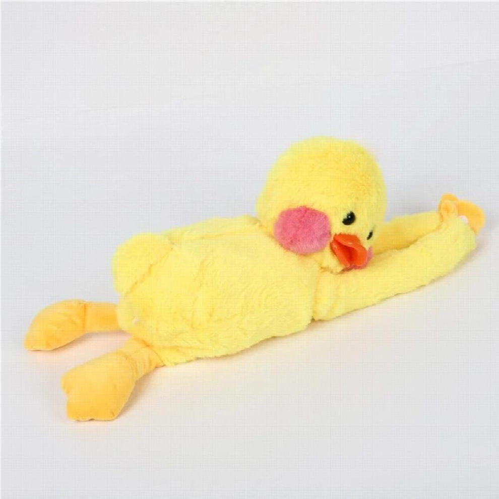 Car Hanging Tissue Box Cartoon Plush Duck Pendant Portable Tissue Storage Box Home Car Decoration Tissue Boxes Kids Gift Multicoloured 885667366146
