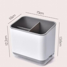 Multifunction Cutlery Holder Drainer Rack Home Kitchen Square Chopsticks Storage Tube Spoon Fork Organizer Shelf Spoon Holder
