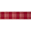 Berisfords Rustic Plaid Ribbon Red - 4cm - per metre 1