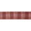 Berisfords Rustic Plaid Ribbon Dusky Pink - 4cm - per metre 1