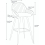 Velluto Velvet Grey Kitchen Bar Stool 4