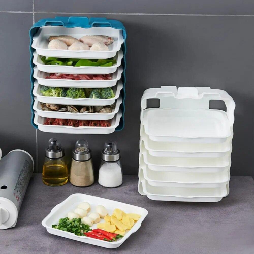 1 Set Storage Tray Table-mounted Harmless Kitchen Accessory Kitchen Storage Accessory Kitchen Storage & Organization 1