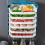 1 Set Storage Tray Table-mounted Harmless Kitchen Accessory Kitchen Storage Accessory Kitchen Storage & Organization 3