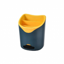 Detachable Double Layer Chopsticks Holder Cage Plastic Storage Container Spoon Fork Cutlery Drain Rack Kitchen Organizer