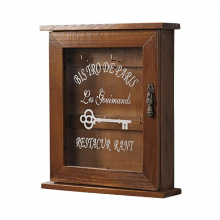 Retro Wall Mounted Entrance Space Saving Mail Storage Cabinet Easy Install Wooden Key Holder Box Home Decor European Style