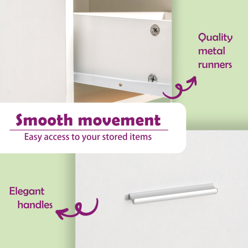 VidaXL vidaXL Kitchen Cabinet White Engineered Wood Kitchen Storage Shelf Organiser 1